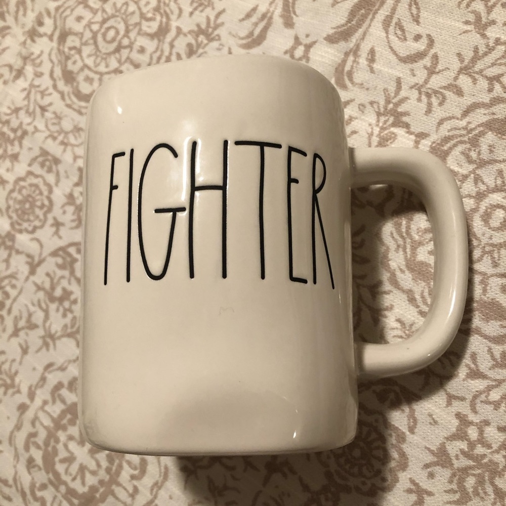 Rae Dunn mug (FIGHTER)